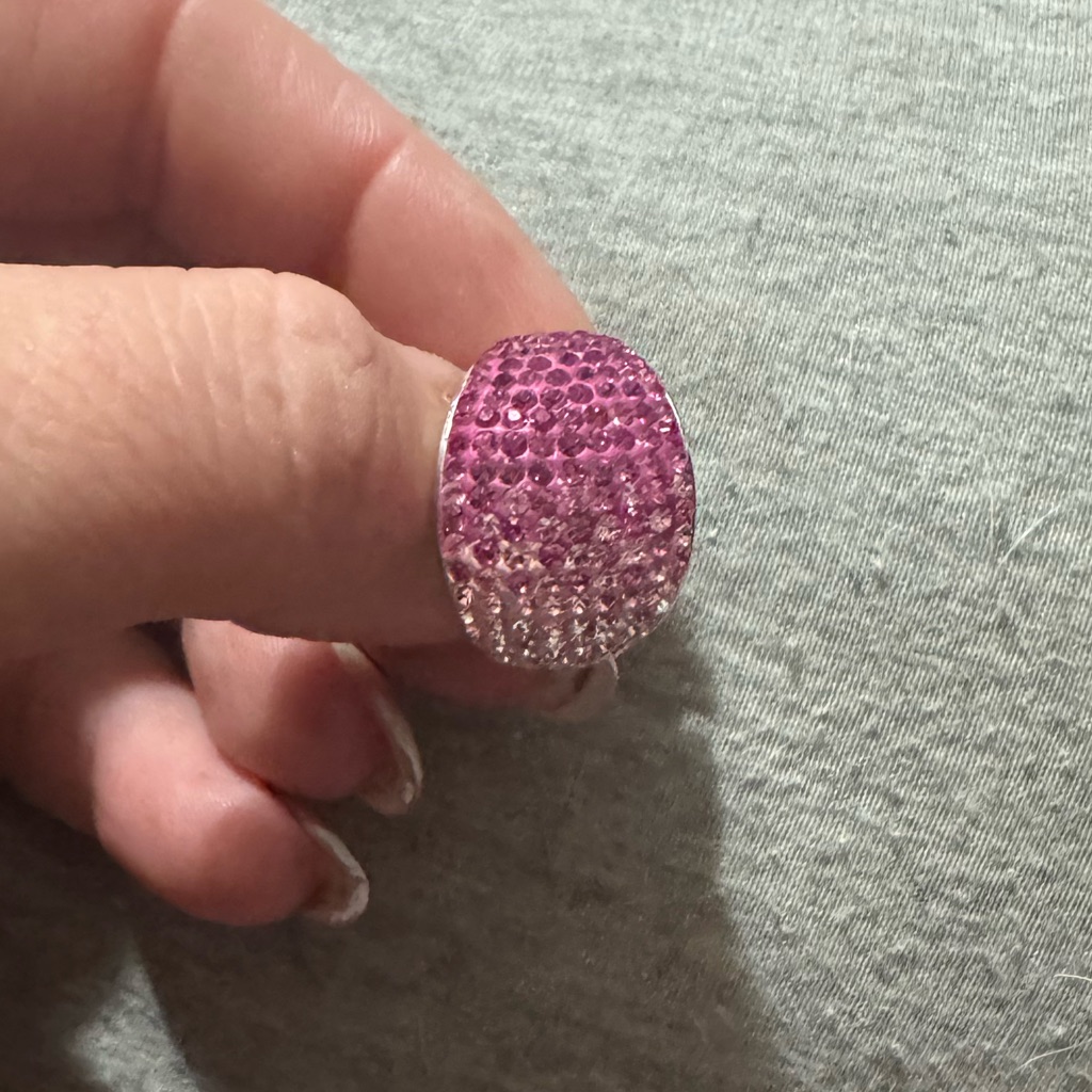 Swarovski Kaleidoscope Pink Ombr Ring